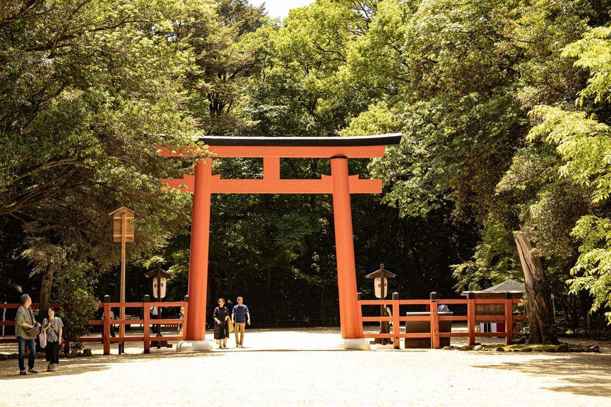 Shimogamo Shrine in Sakyo, Kyoto