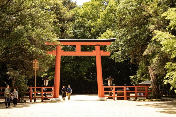 Shimogamo Shrine in Sakyo, Kyoto